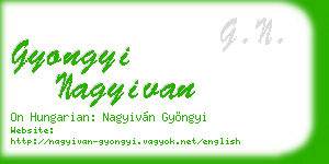 gyongyi nagyivan business card